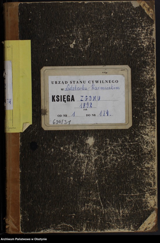 image.from.unit.number "Sterbe-Haupt-Register Nr 1 - 174"