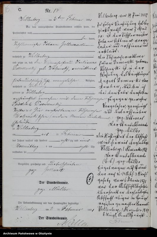 image.from.unit.number "Sterbe-Neben-Register Nr 1 - 98"