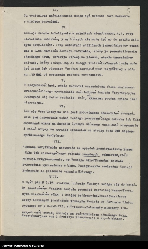 image.from.unit.number "Regulamin Komisji Weryfikacyjnej Związku Weteranów Powstań Narodowych."