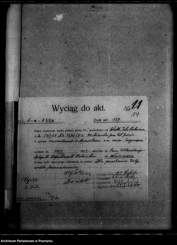 image.from.unit.number "Sprawy szczegółowo-- administracyjne Pisma niewłaściwie skierowane"