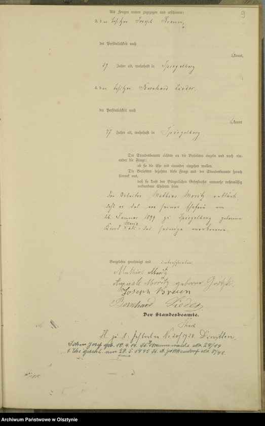 image.from.unit.number "Heiraths-Haupt-Register Nr 1 - 23"