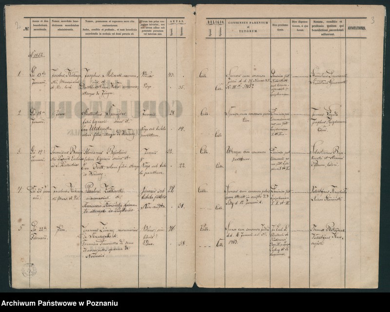 Obraz 4 z jednostki "Księga małżeństw"