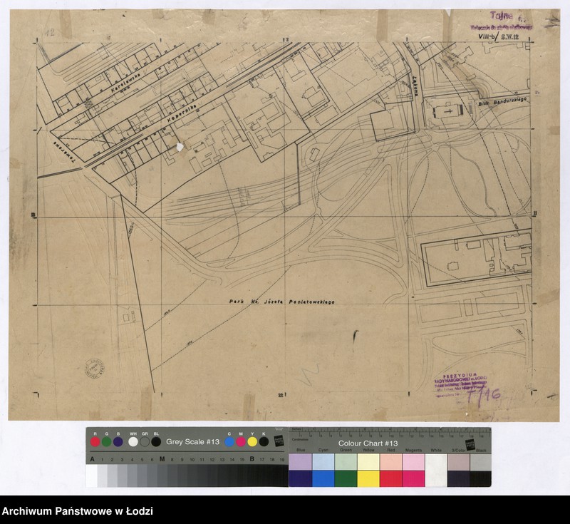 Obraz 1 z jednostki "Plan m. Łodzi 1:2000. Sekcja SW12"