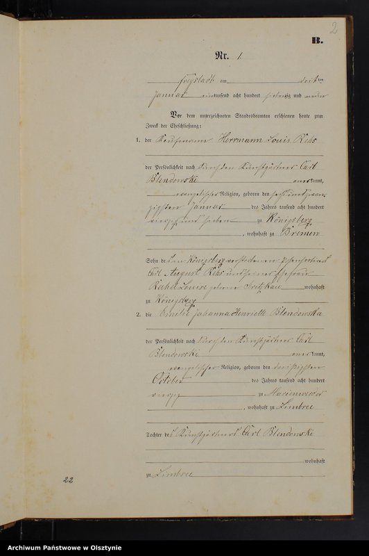 image.from.unit.number "Heiraths-Neben-Register Nr 1 - 31"