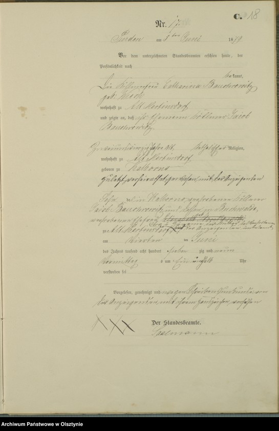 image.from.unit.number "Sterbe-Haupt-Register Nr 1 - 38"