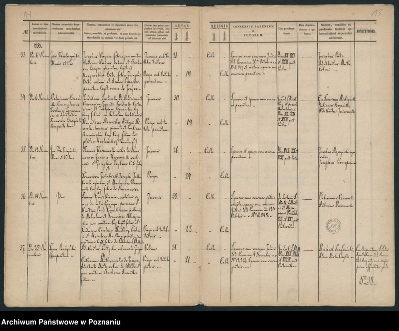 Obraz 10 z jednostki "Księga małżeństw"