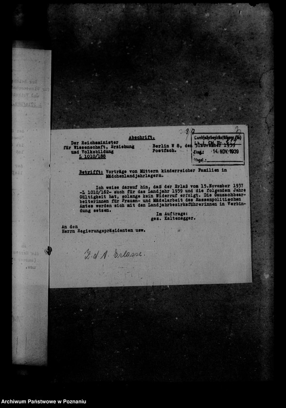 Obraz 7 z jednostki "Arbeitspläne im Landjahrlager"