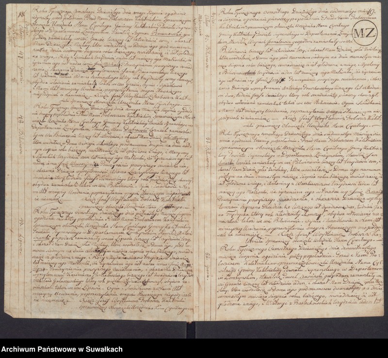 image.from.unit.number "Akta Urodzenia Stanu Cywilnego od pierwszego Maja Roku 1809 Gminy Kaletnickiey"