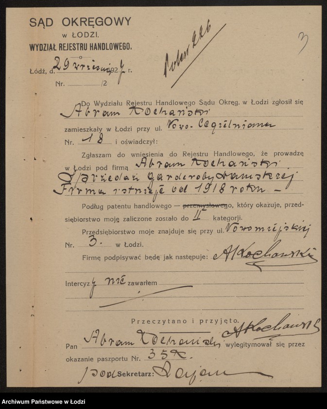 Obraz 5 z jednostki "Abram Kochański- sprzedaż garderoby damskiej"