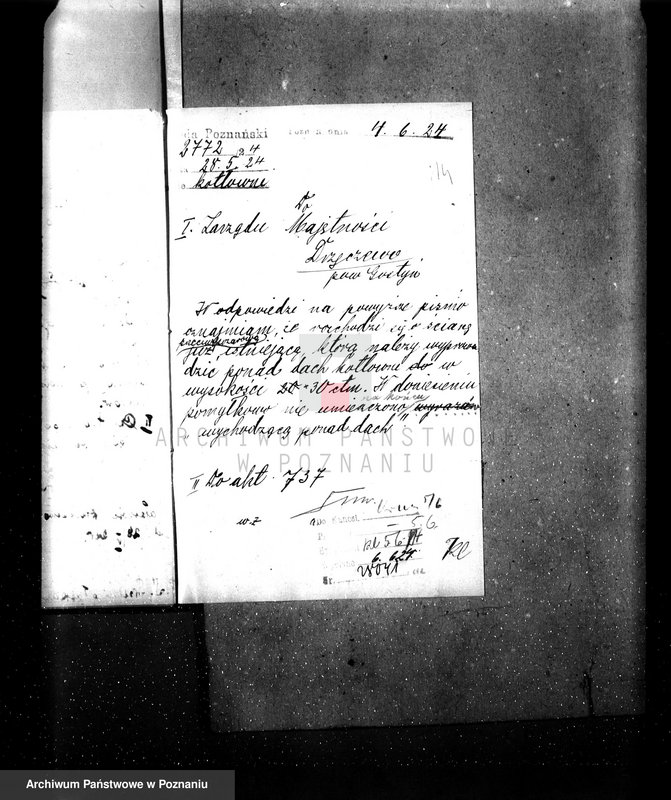 Obraz 20 z jednostki "Majątek Drzęczewo pow. gostyński tartak parowy, własność Klasztoru O.O. Filipinów w Gostyniu"