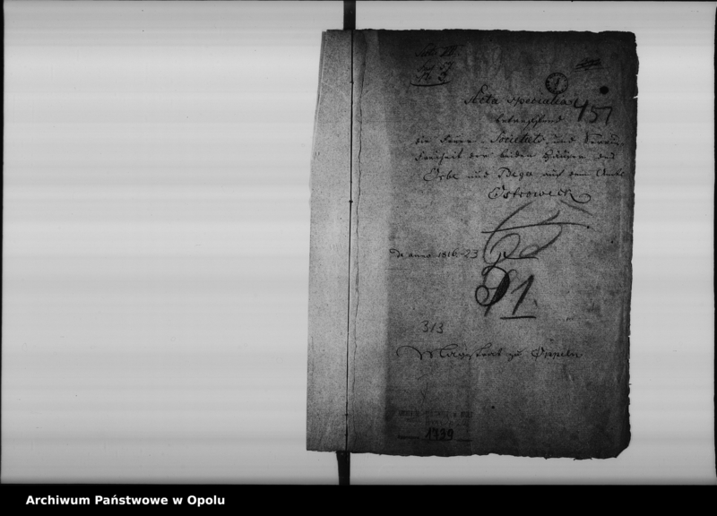 Obraz 4 z jednostki "Acta specialia betreffend die Feuer Societats und Servis- Freiheit der beiden Häuser des Orbe und Bega auf dem Amts Ostroweck de anno 1816"