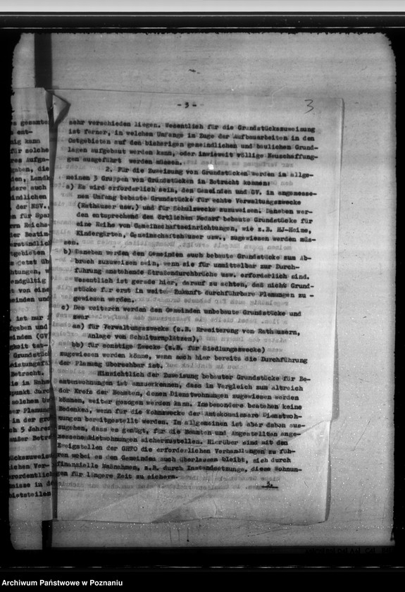 Obraz 7 z jednostki "Zuweisung der beschlagnahmten Grundstücke an diwe Gemeinden. Lehrlingsheim in der Ostgebieten"