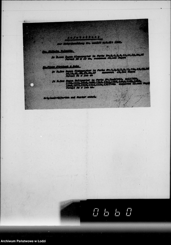 Obraz 10 z jednostki "Buntpapier.[Zapotrzebowania dla Getta]"