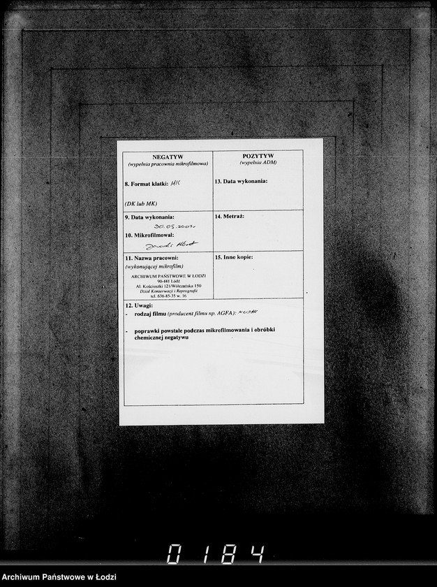 Obraz 3 z jednostki "26 Kassenbelege nr 62/7084- 7850"