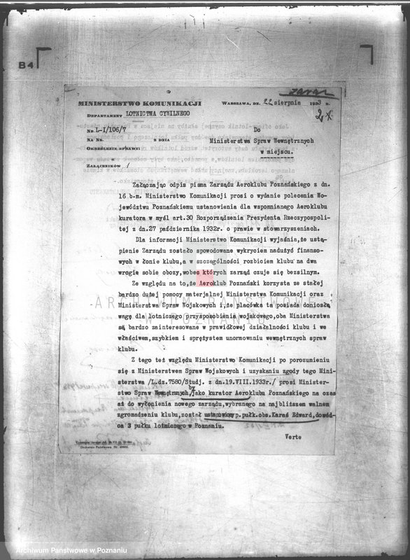 Obraz 6 z jednostki "/Aeroklub Poznański- Poznań/"