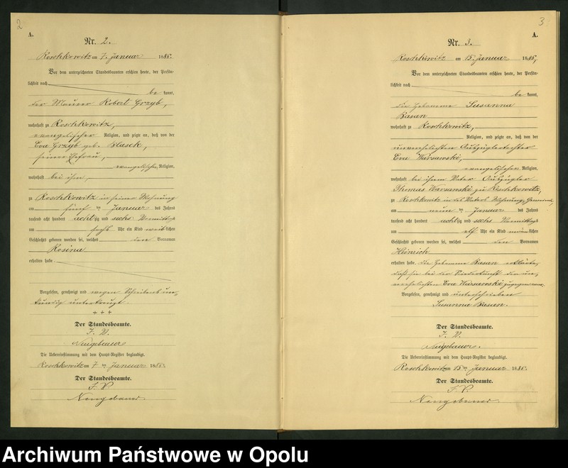 image.from.unit "Geburts-Neben-Register Standesamts Roschkowitz pro 1886"