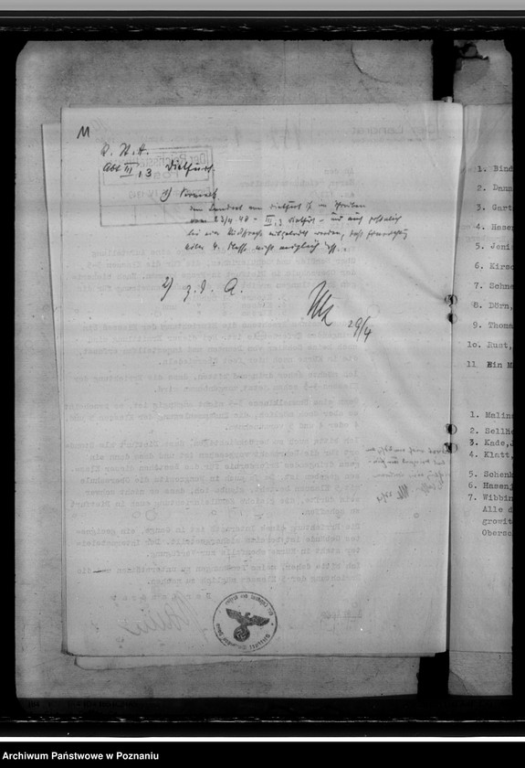 Obraz 15 z jednostki "Oberschulen in Dietfurt (Żnin), Wongrowitz und Gnesen"