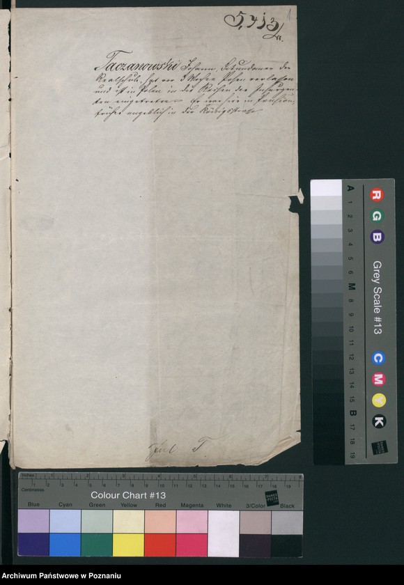 Obraz 4 z jednostki "A. betr. den Johann Taczanowski, Gutsbesitzer - Sohn"