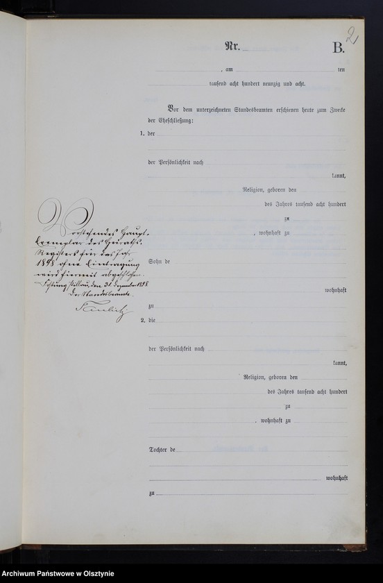 image.from.unit.number "Heiraths-Haupt-Register /brak wpisów/"