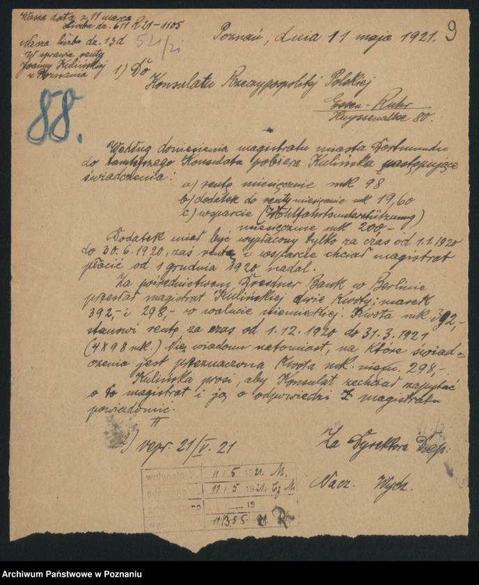 Obraz 11 z jednostki "Regibauversicherung der Stadt Dortmund [odwołanie do Ministerstwa]"