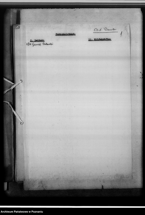 Obraz 5 z jednostki "[Korespondencja w sprawach organizacyjnych], Kreissippenamt Samter [Szamotuły]"