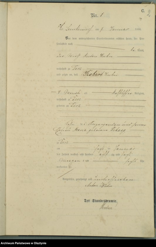 image.from.unit.number "Sterbe-Haupt-Register Nr 1 - 79"