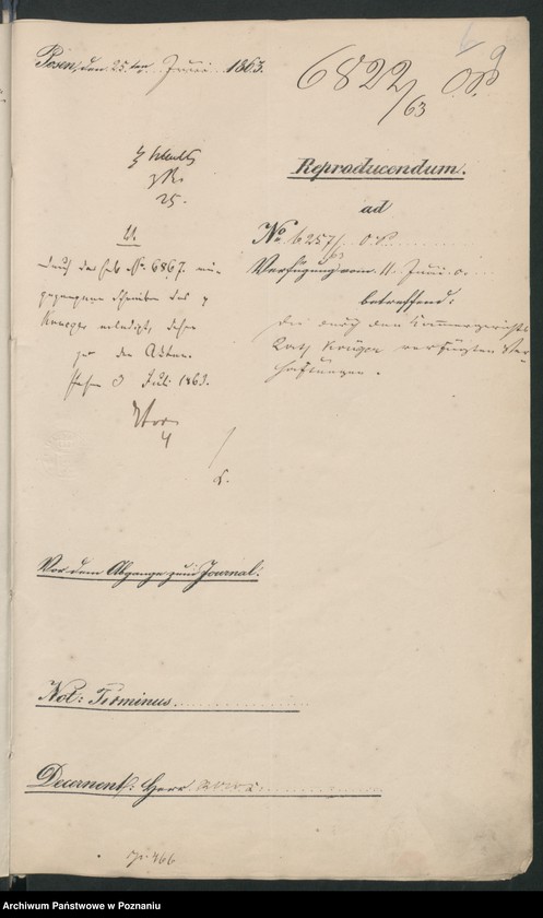 image.from.unit.number "Die Verschwörung unter der polnischen Bevölkerung der Provinz Posen /Poznań/ im Anschluss an die Insurrektion im Königreiche Polen."