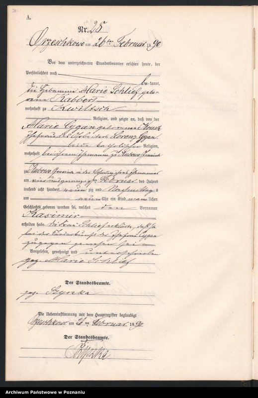 Obraz 14 z jednostki "Księga urodzeń"