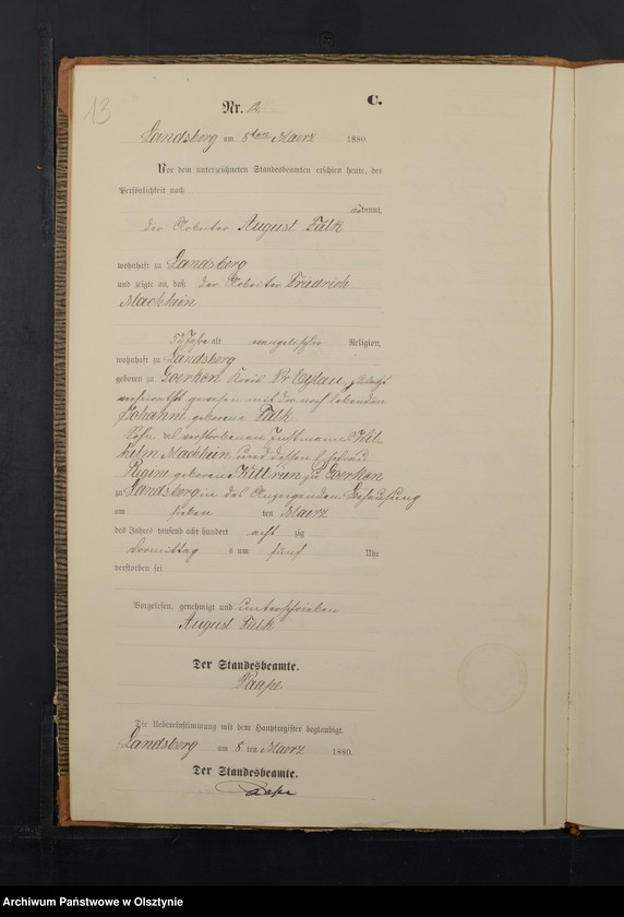 image.from.unit.number "Sterbe-Neben-Register Nr 1 - 66"