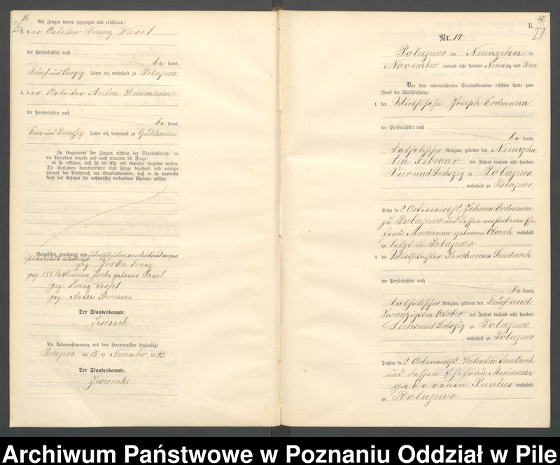 Obraz 16 z jednostki "Księga małżeństw"