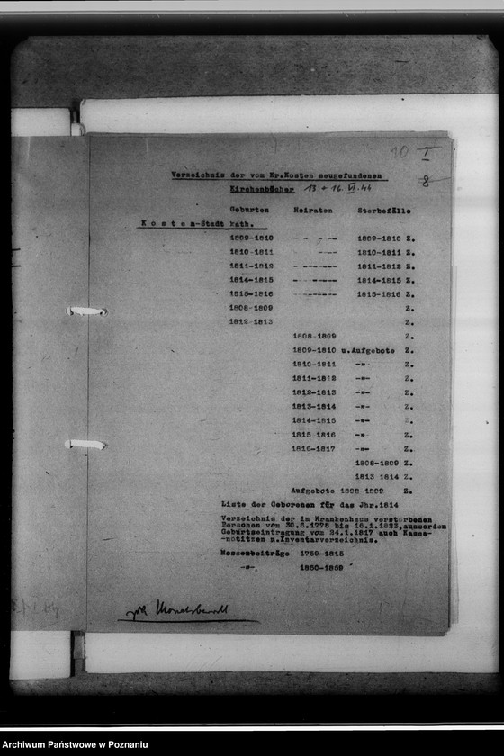 Obraz 15 z jednostki "Monatsberichte. Aussendienststelle Gostingen [Gostyń]"