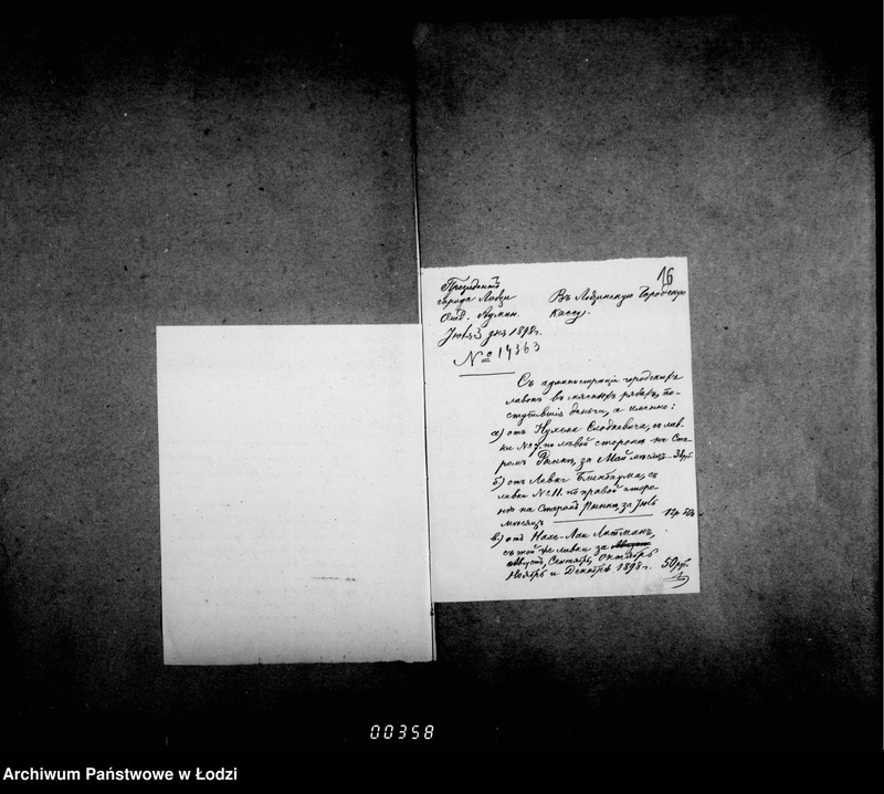 Obraz 15 z jednostki "Ob otdače v arendu 54ch lavok v gorodskich rjadach na Novom i Starom Rynke v gor. Lodzi"