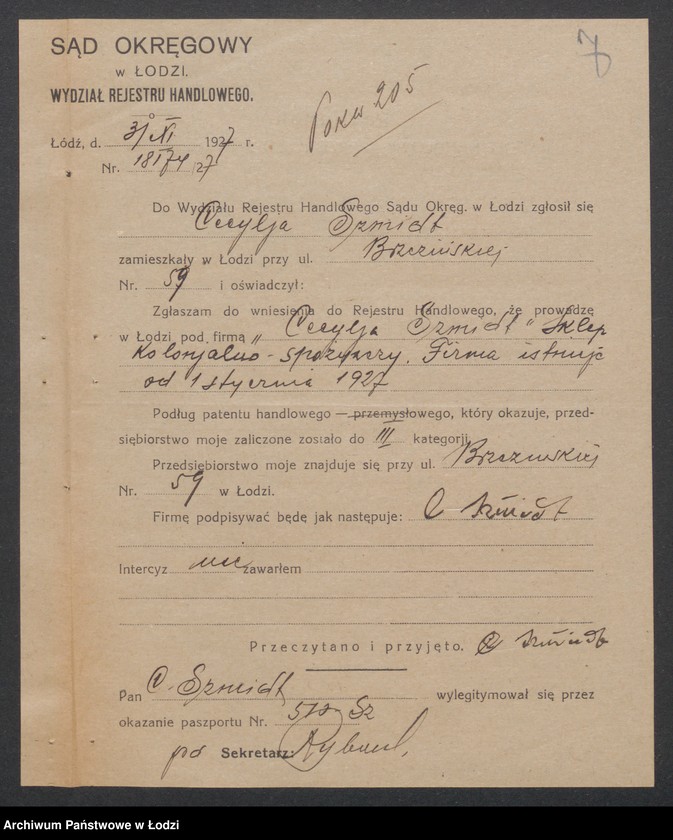 Obraz 9 z jednostki "Cecylia Szmidt- sklep kolonialno-spożywczy"