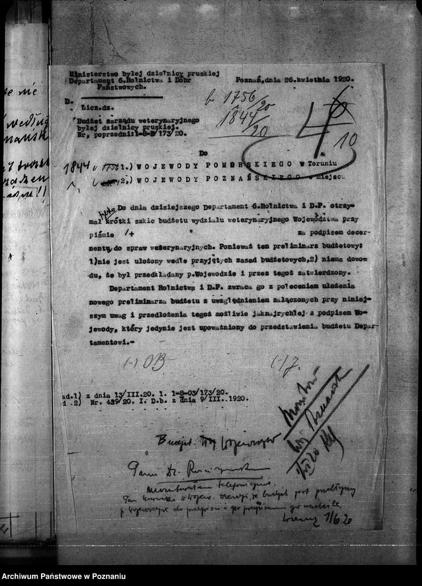 Obraz 14 z jednostki "Budżet weterynaria na rok 1921"