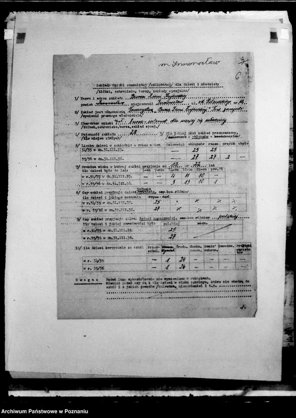 Obraz 10 z jednostki "/Wykazy burs i internatów/"