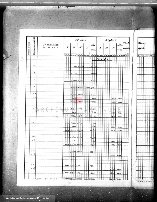 Obraz 8 z jednostki "Tymczasowy rejestr pomiarowy majątku Słębowo powiatu żnińskiego"