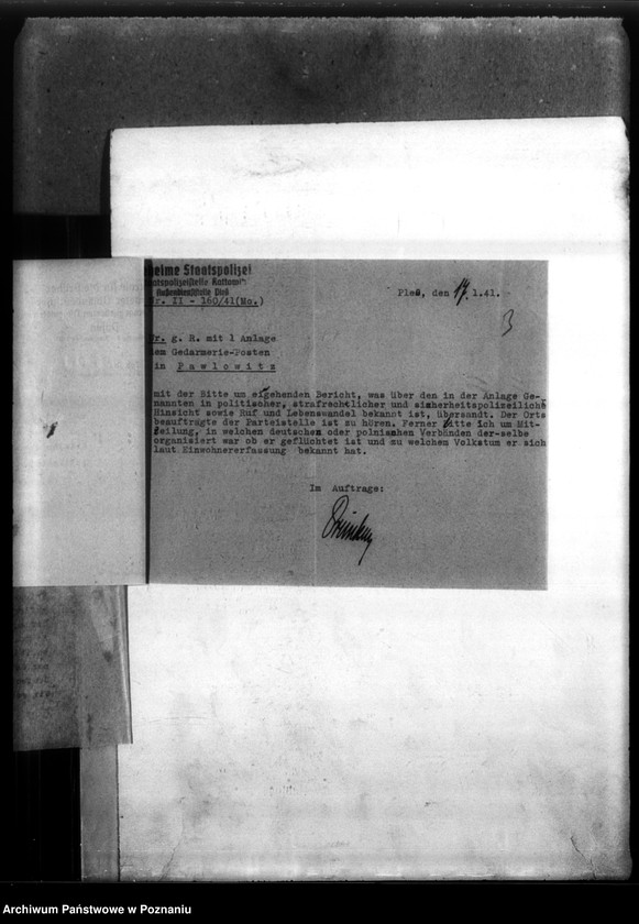 Obraz 7 z jednostki "Alois Krosny aus Pawlowitz, Kreis Pless (Pszczyna)"