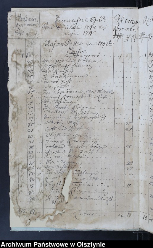 image.from.unit.number "Jahr-Rechnung von aller Einnahme und Ausgabe-Geld, wie auch Bau Rechnung"