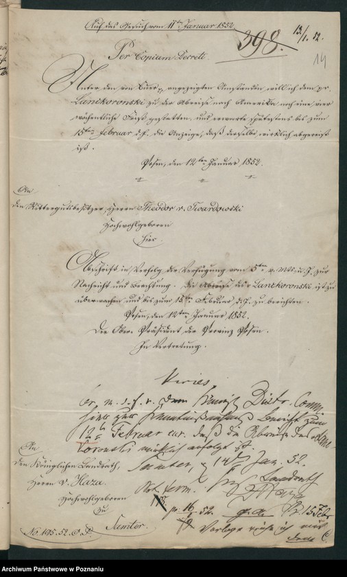 Obraz 19 z jednostki "A. betr. Stanislaus Lanckoroński alias Roman Bracki"