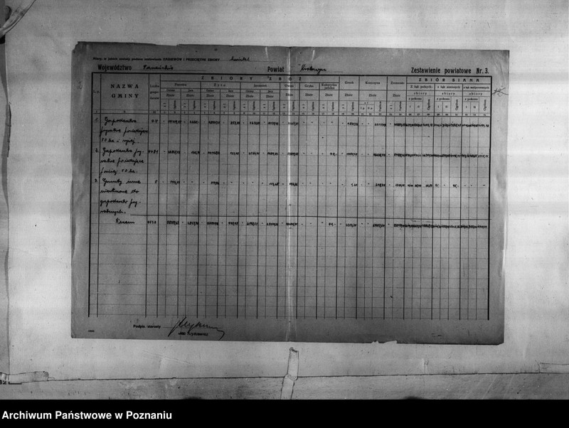 Obraz 5 z jednostki "/Statystyka produkcji rolnej - zestawienie powiatowe - Krotoszyn/"