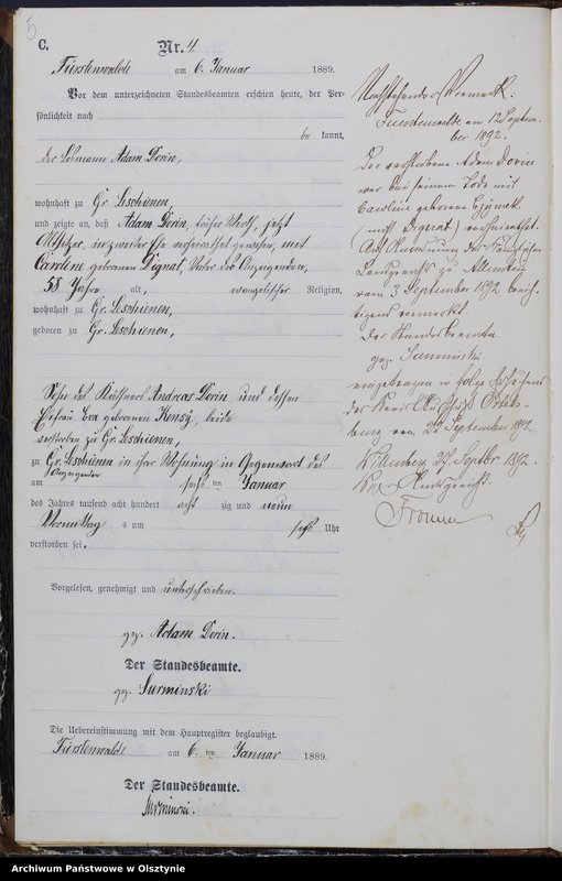 image.from.unit.number "Sterbe-Neben-Register Nr 1 - 146"