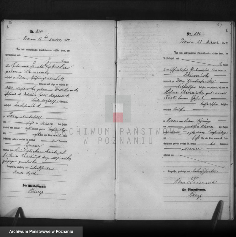 image.from.unit.number "Księga urodzeń t. II"