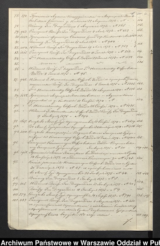image.from.unit.number "O urządzaniu chłopów byłej rządowej wsi Majdan Suszyński i Suski, gm. Długosiodło, wchodzącej w skład prywatnej własności Przetycz podlegającej spadkobiercom Franciszka Jackowskiego"