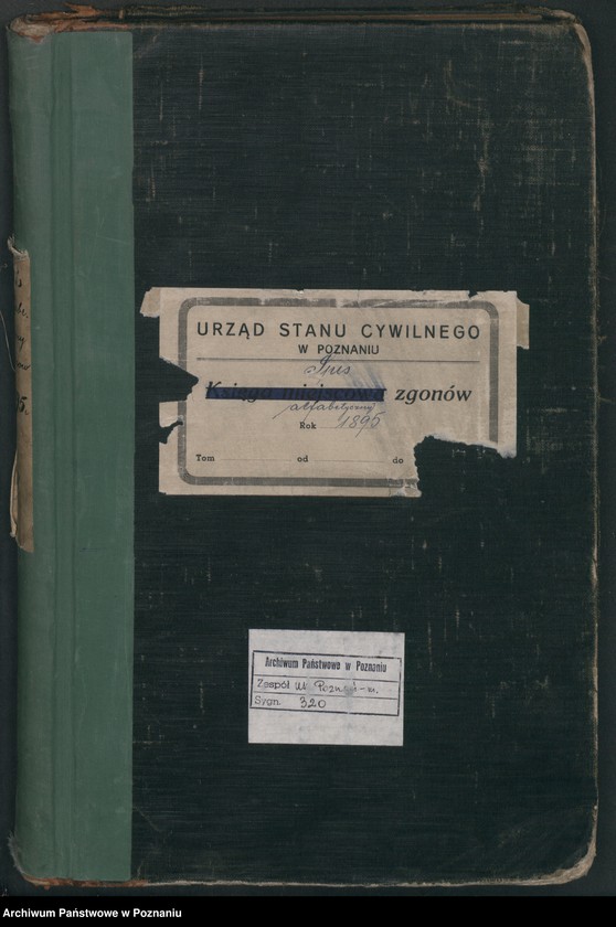 Obraz 2 z jednostki "Spis alfabetyczny zgonów"