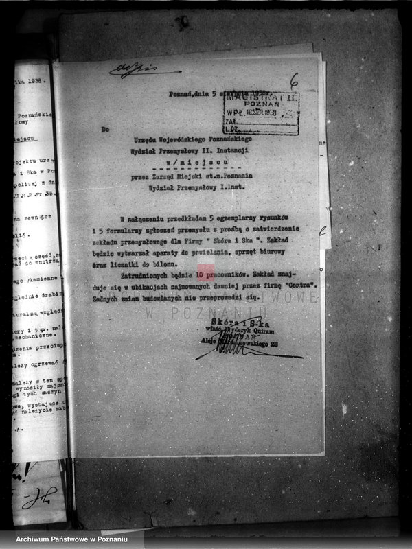 image.from.unit.number "Projekt urządzenia wytwórni sprzętów biurowych w Poznaniu ul. Wenecjańska 6 Skóra i Spółka"
