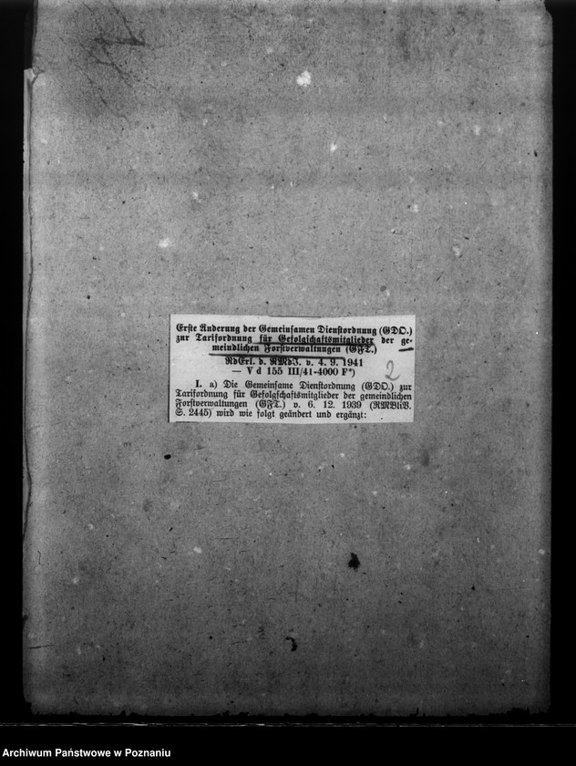 Obraz 6 z jednostki "Besoldungsbestimmungen. Schmutzanlagen. Beschäftigung von Polen."