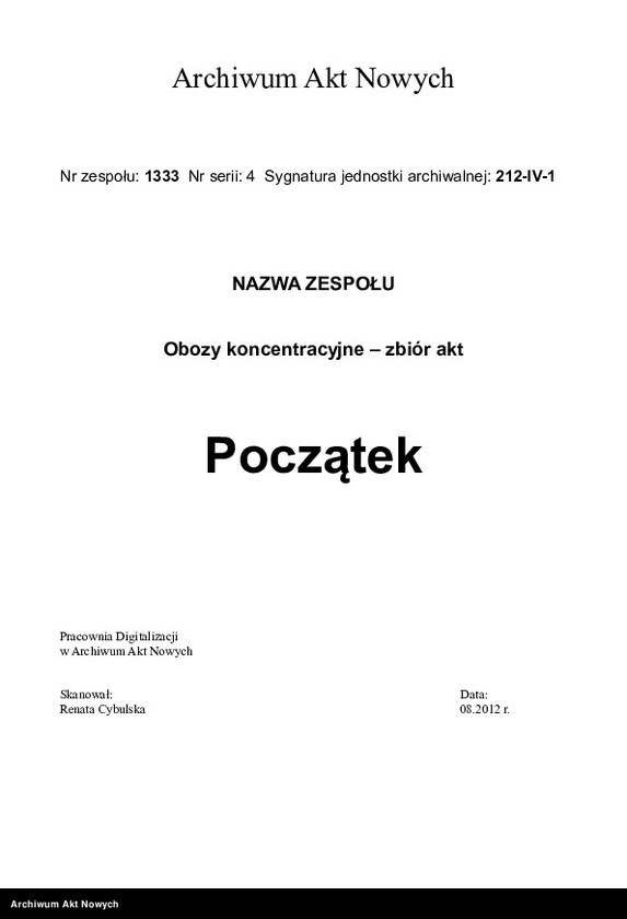 image.from.unit.number "Obozy koncentracyjne w Neuenhamme, Płaszowie, Turyngii /"Reimagh"/, więzienie na Pawiaku, martyrologia dzieci żydowskich, spis osób wywiezionych z pow. bielskiego. Opracowania, spisy, wykazy."