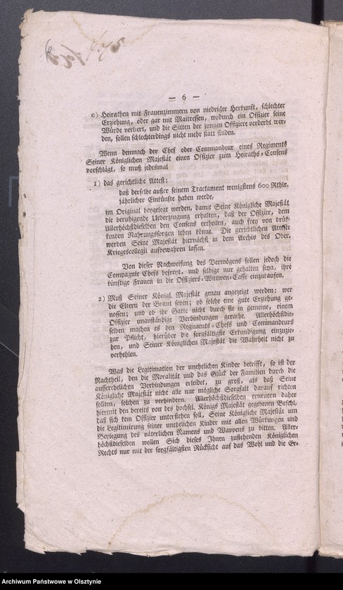 image.from.unit.number "Acta generalia und SpecialiaDie Copulation angehende Sachen (Circular-Verordnungen, Anweisungen)"
