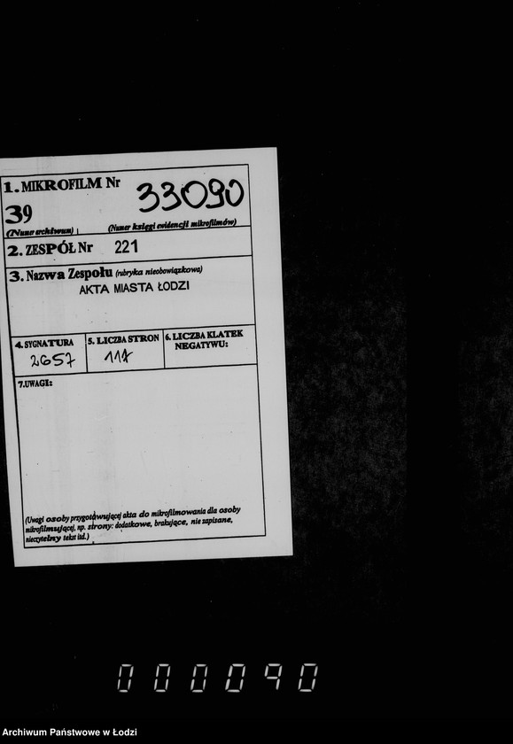 Obraz 2 z jednostki "Ob otčetnosti gorodskoj kassy"