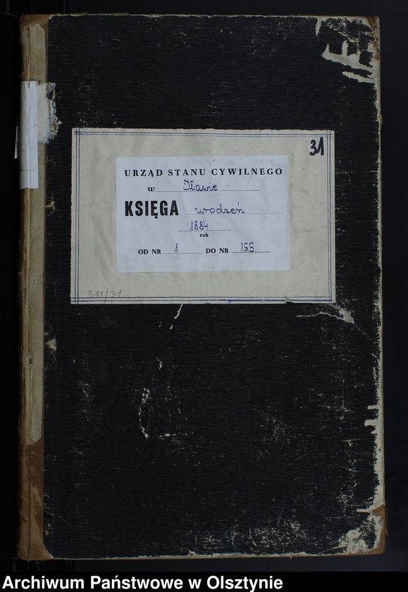 Obraz 2 z jednostki "Geburts-Neben-Register Nr 1 - 155"